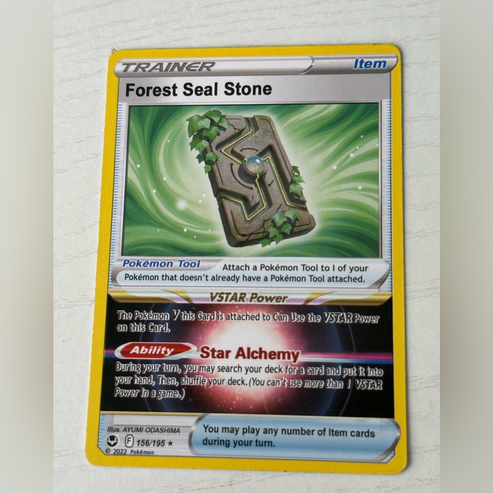 Forest Seal Stone trainer Pokémon